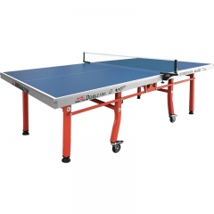 Mesa de tênis de mesa dobrável dupla portátil