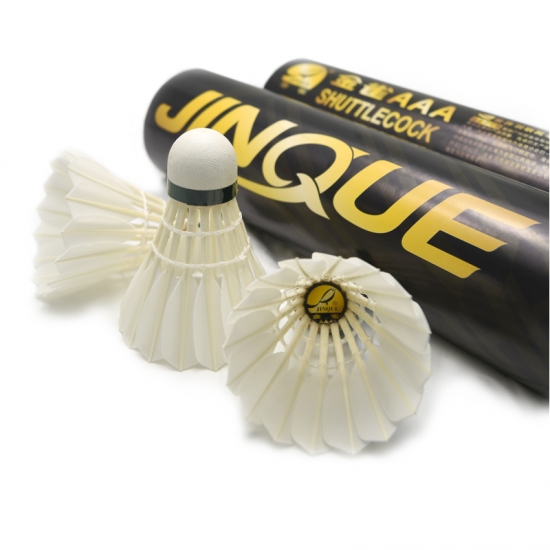 Top Quality Natural Feather JINQUE Shuttlecock 