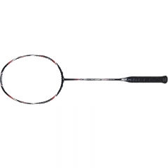 Fibra de carbono de alta rigidez com raquete de Badminton de malha trançada