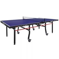 Mesa de tênis de mesa dobrável portátil dupla para treinamento