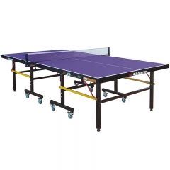 Mesa de ténis de mesa dobrável individual para treinamento