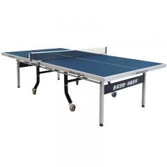 Mesa de tênis de mesa dobrável portátil dupla para treinamento